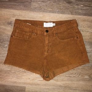 Kendall + Kylie Corduroy Cut Off Shorts